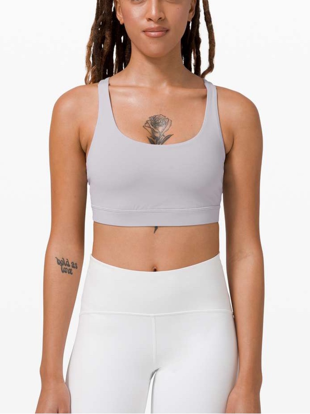 Lululemon Energy Bra in Chrome